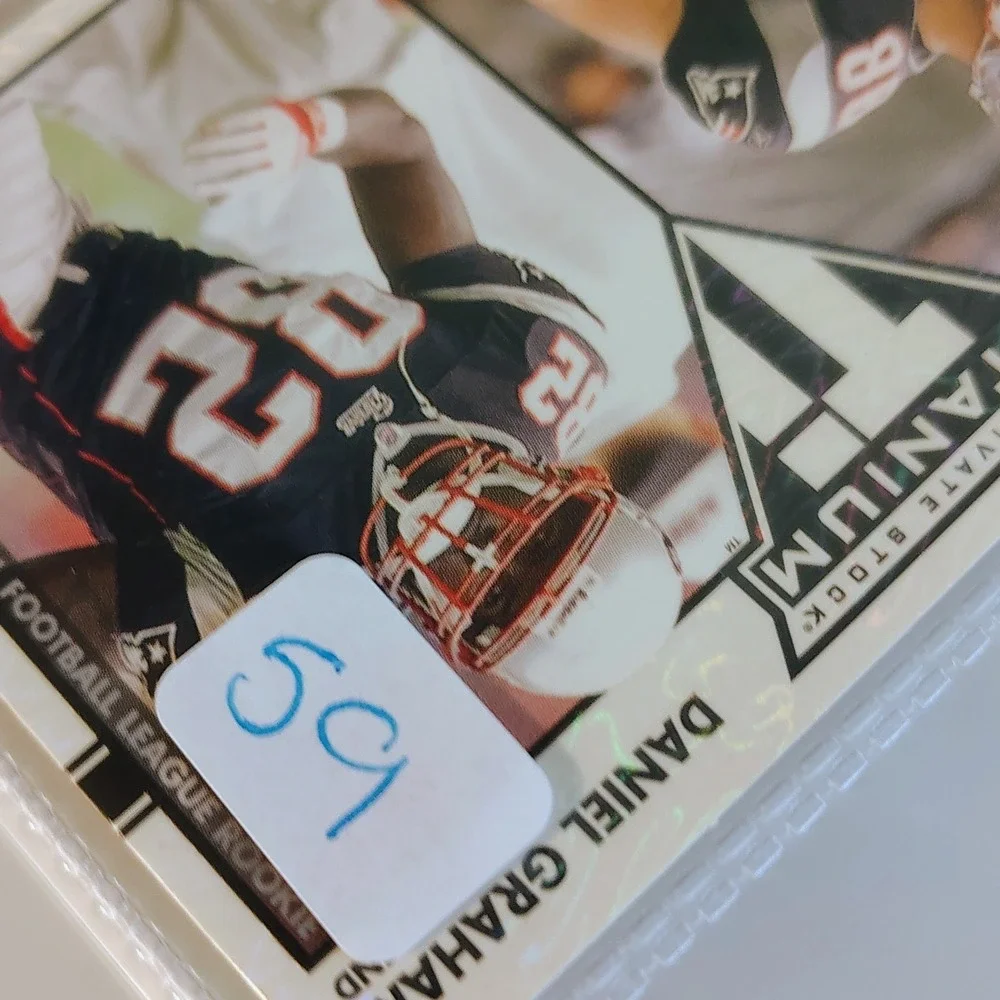 2002 Private Stock‎ Titanium Red 204/275 Christian Fauria Daniel Graham #144 NFL